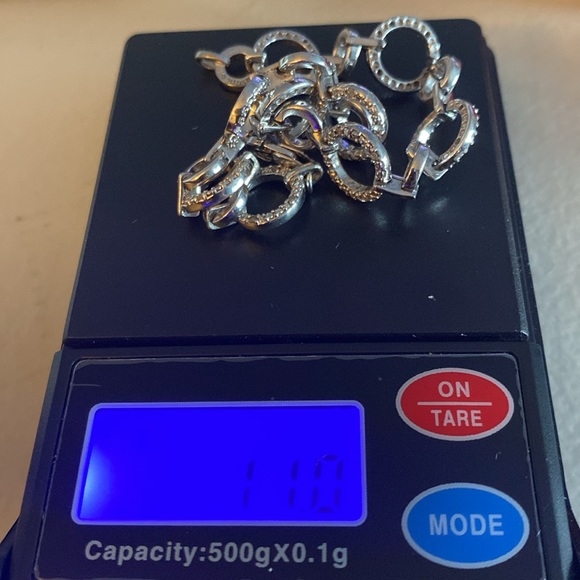 925 Silver GTR ©️ 7 Bracelet - Beautiful!! - Picture 6 of 6